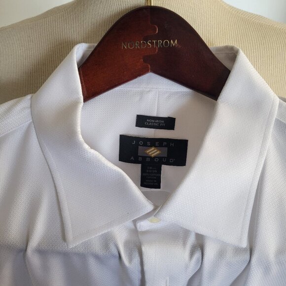 Joseph Abboud White Modern Fit Tuxedo Formal Shirt from Nordstrom (Size: Medium - Picture 1 of 10